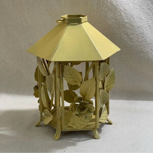 Pagoda Patio Deck Garden Candle Holder Lantern ‎ Flowers Roses In/outdoors metal